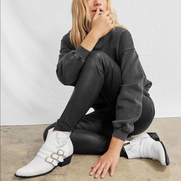 NEW IN BOX! Anine bing penny white boots. Never worn - Picture 2 of 14